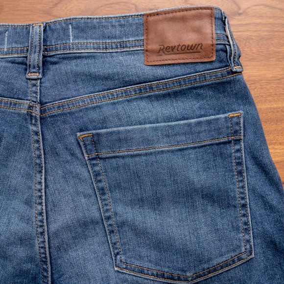 Revtown Mens' Jeans - Sharp Fit Vintage Indigo 31x30 - Picture 5 of 7